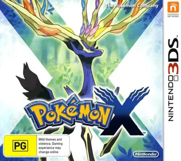 Pokemon X (Korea) (En,Ja,Fr,De,Es,It,Ko) box cover front